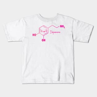 Dopamine Funny &amp; Dope Meme Chemical Structure Kids T-Shirt